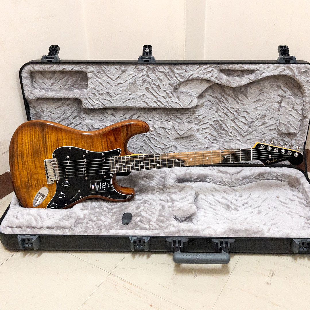 Fender エレキギター Limited Edition American Ultra Stratocaster / Tiger Eye